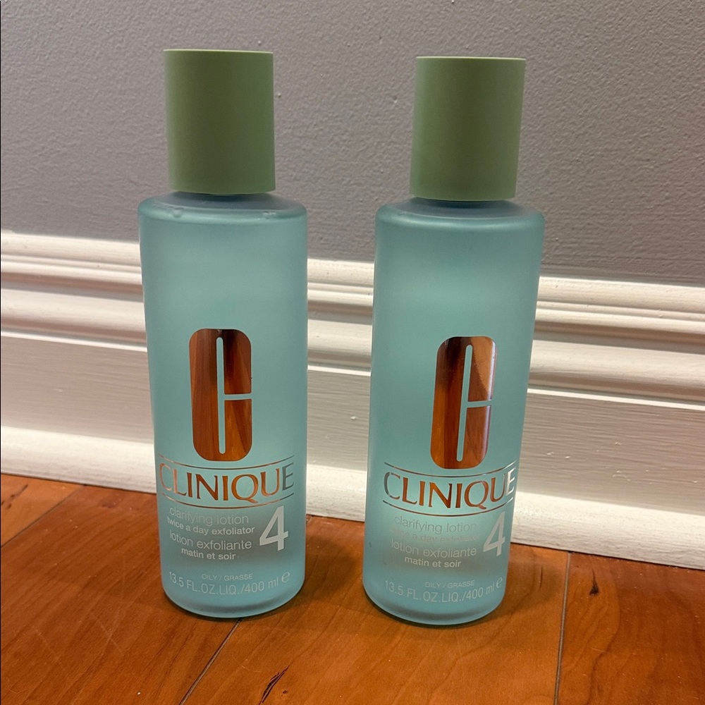 NEW Clinique - Set of 2 Jumbo - Clarifying Lotion 4 (Skin Type: Oily)